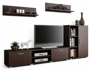 Meblościanka do salonu wenge - Armo 6X Edinos