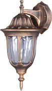 Czarno-złota zewnętrzna lampa ścienna na dom - S322-Confucio Lumes