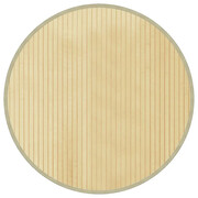 Bambusowy okrągły dywan naturalny 60 cm - Glaso 3X Edinos