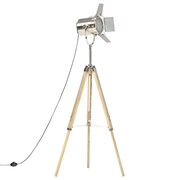 Drewniana lampa podłogowa vintage na statywie - EX196-Erfis Lumes