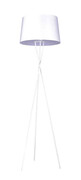 Biała lampa stojąca abażurowa - S912-Sorgus Lumes