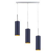 Lampa wisząca z regulacją na chromowanym stelażu - EX392-Riwas - 5 kolorów Lumes