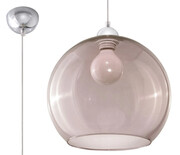 Szklana lampa wisząca LED E830-Romulus - grafit Lumes