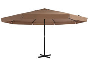 Beżowy parasol ogrodowy - Diola Edinos