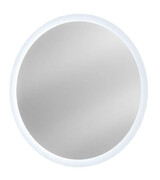 Okrągłe wiszące lustro łazienkowe Laures 2S 80 cm Edinos