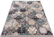 Jasnoszary dywan retro w orientalny wzór - Igras 4X 200x300 Profeos