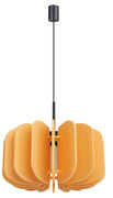 Żółta wisząca lampa z filcu M158-Ladin Lumes