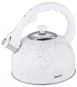 Biały elegancki czajnik z powłoką marmurową 2,6L - Artis 13X Edinos