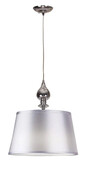 Srebrna lampa wisząca nad stół - T032 - Greko Lumes