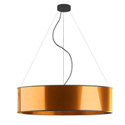 Miedziana lampa wisząca w stylu glamour 80 cm - EX325-Oskel Lumes