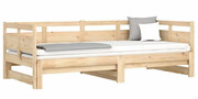 Łóżko rozsuwane z naturalnej sosny 2x(80x200) cm - Givefi 3X Edinos