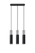 Czarna betonowa lampa wisząca nad stół - EX570-Dexero Lumes