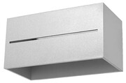 Szary geometryczny kinkiet LED - EX530-Prima Lumes