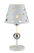 Biała nowoczesna lampa stołowa - D219-Lagun Lumes
