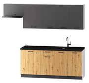 Komplet mebli kuchennych - Dantis 36X 1,8 x 2,4 m Edinos