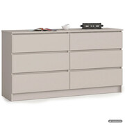 KOMODA K140 6SZ CLP PK KASZMIR Edinos Premium
