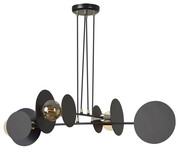 Czarna industrialna lampa wisząca - D027-Coriso Lumes