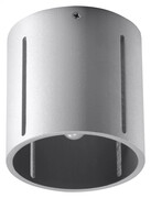 Minimalistyczny plafon walec LED E803-Kalano - szary Lumes