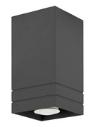 Metalowa lampa sufitowa E567-Papaver - czarna Lumes