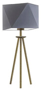 Lampa stołowa trójnóg na złotym stelażu - EX931-Moldon - 18 kolorów Lumes
