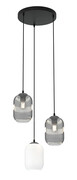 Nowoczesna lampa wisząca ze szklanymi kloszami - D163-Dixo Lumes