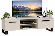 Kaszmirowa niska szafka RTV 120 cm - Awerte 4X Edinos Premium