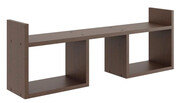 Minimalistyczna półka ścienna w kolorze wenge - Dorsa Edinos
