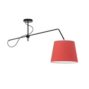 Ruchoma lampa wisząca z abażurem EX240-Matero - 18 kolorów do wyboru Lumes