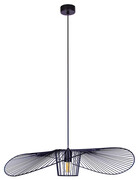 Czarna druciana lampa wisząca kapelusz - S905-Nubis Lumes