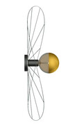 Czarny druciany kinkiet industrialny 140 cm - EX604-Adana Lumes