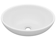 Biała ceramiczna umywalka łazienkowa - Feriks Edinos