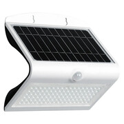 Nowoczesny biały kinkiet solarny zewnętrzny - N25-Azok 6.8W Lumes