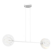 Biała metalowa lampa wisząca - D151-Welisa Lumes
