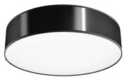 Czarny okrągły plafon sufitowy - EXX215-Vati Lumes