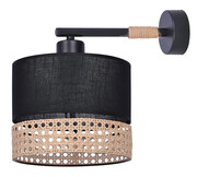 Nowoczesny kinkiet z abażurem boho - S910-Egrof Lumes