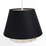 Czarna lampa wisząca boho nad stół - A345-Thibi Lumes