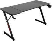 Czarne biurko gamingowe 160 cm - Galla Edinos