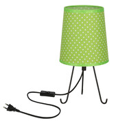 Zielona lampka nocna w kropki - D246-Kildi Lumes