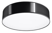 Czarny okrągły plafon - EX507-Vati Lumes