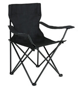 Czarne przenośne krzesło turystyczne - Blumbi 3X Elior