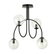Nowoczesna lampa sufitowa z przezroczystymi kloszami - D115-Hurgen Lumes