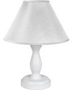 Biała lampka nocna dziecięca drewniana - S193-Kadex Lumes