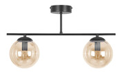 Bursztynowa podwójna lampa sufitowa loft - A704-Ryen Lumes