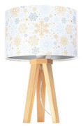 Świąteczna lampa stołowa z welurowym abażurem - S289-Dafne Lumes