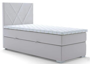 Pojedyncze łóżko boxspring Halaris 80x200 - 32 kolory Edinos
