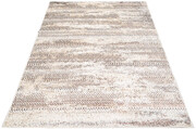 Beżowy prostokątny dywan nowoczesny we wzorki - Uwis 4X 120x170 Profeos