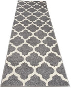 Szary chodnik dywanowy w stylu skandynawskim - Masero 3X 120x500 Profeos