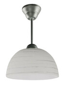 Szklana lampa wisząca E501-Operys - popiel Lumes