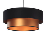 Miedziano-czarna lampa wisząca nad stół - S415-Acto Lumes