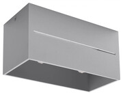 Szary prostokątny plafon LED - EX510-Prima Lumes